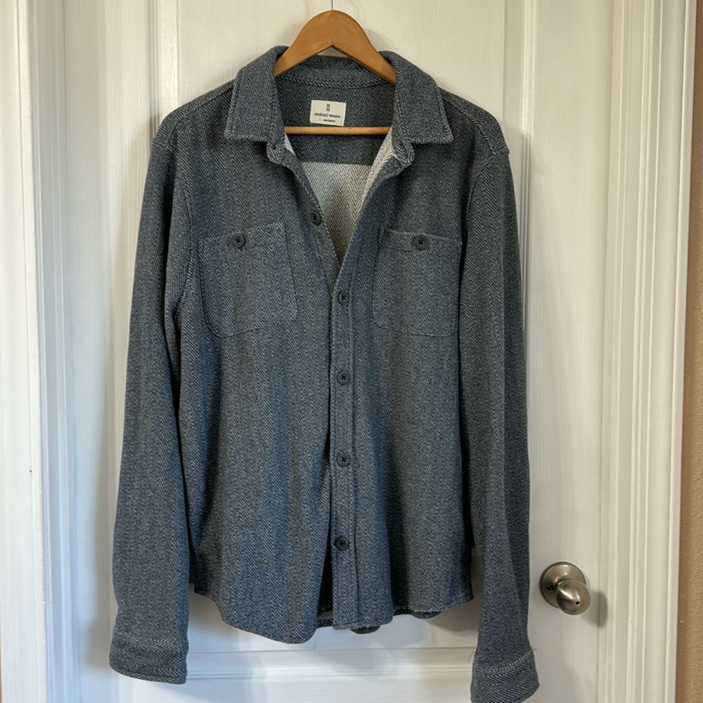 MUTUAL WEAVE BUTTON DOWN SZ L